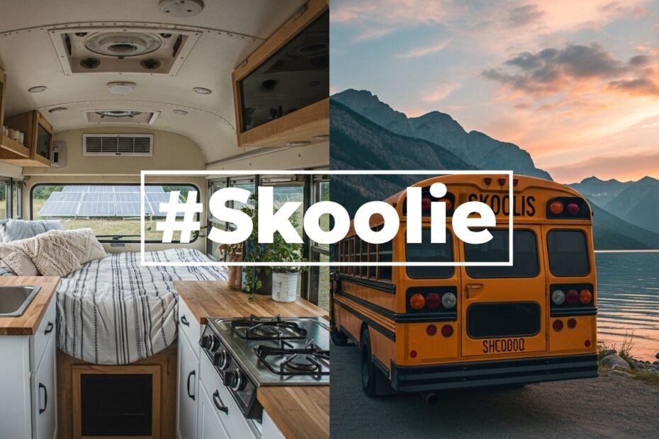 Couple Who Live in a Converted School Bus