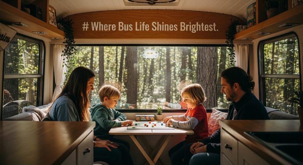 Couple Who Live in a Converted School Bus