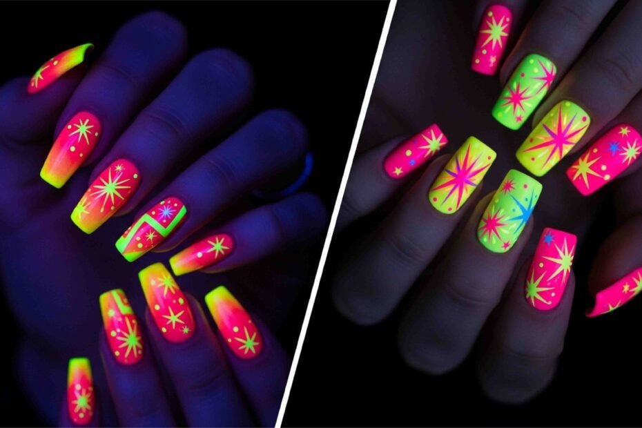 Glow-in-the-Dark Nail Art