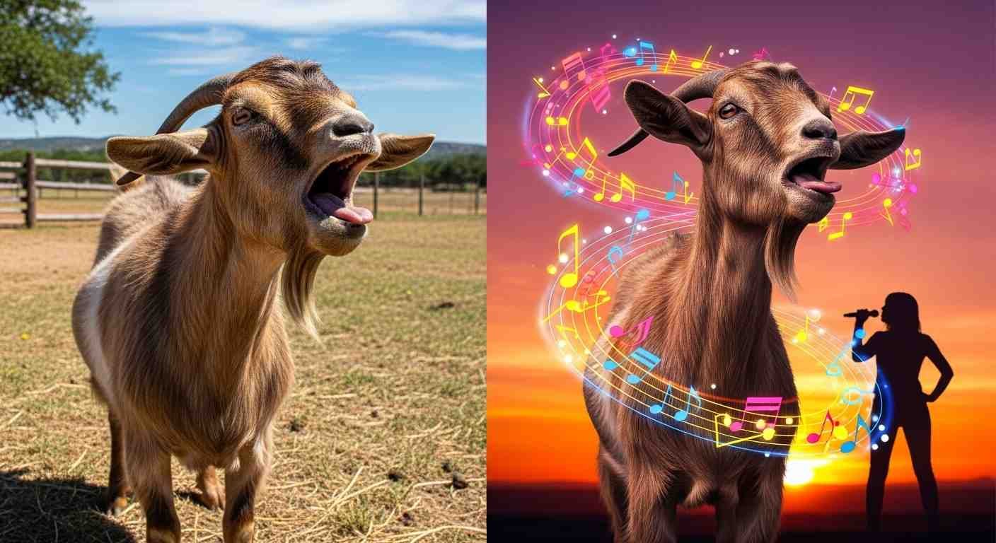 This Goat's "Singing" Hits High Notes – And It's Breaking the Internet!