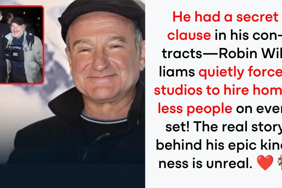Robin Williams' Secret Homeless Clause Shocks Fans