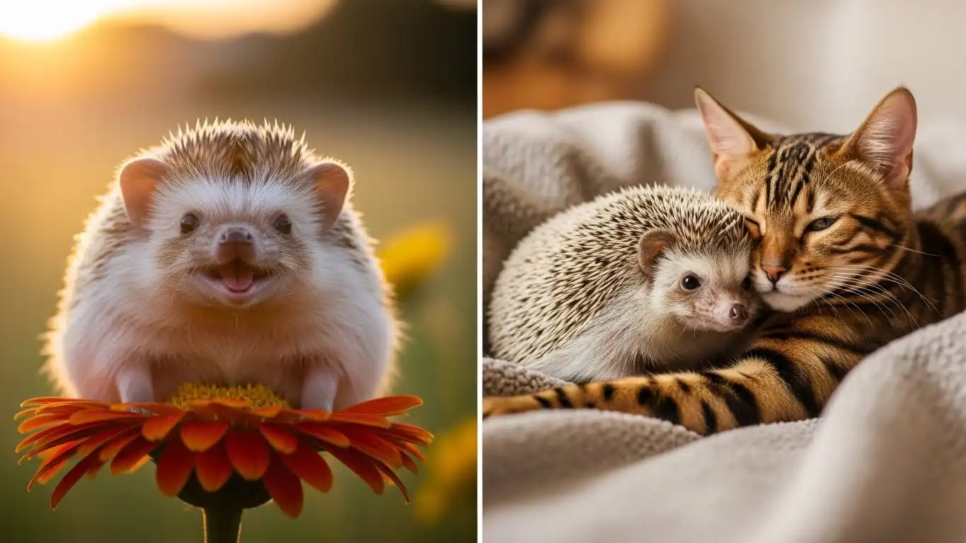 The World's Happiest Hedgehog: How Mr. Pokee and Herbee Conquered Instagram with Smiles and Adventures