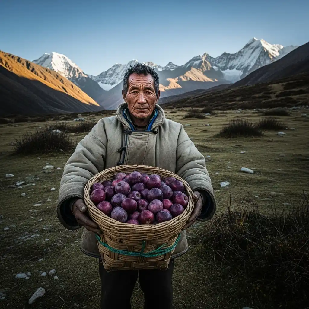 Black Diamond Apple From Tibet