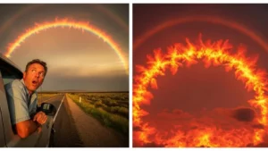 fire rainbow Texas 2023
