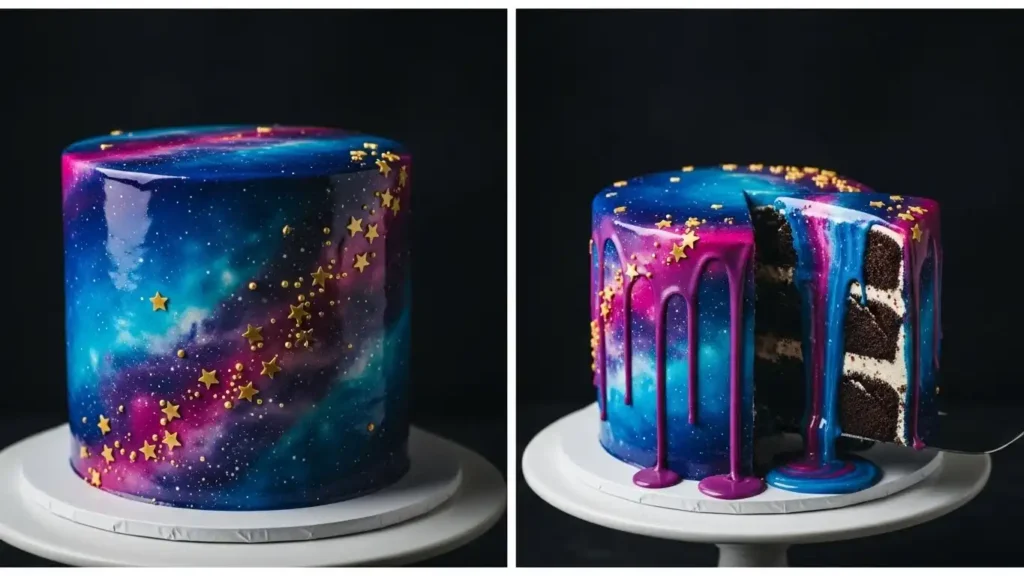 galaxy cake recipe