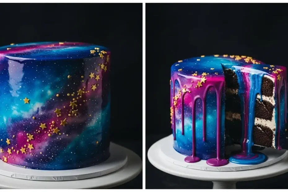 galaxy cake recipe
