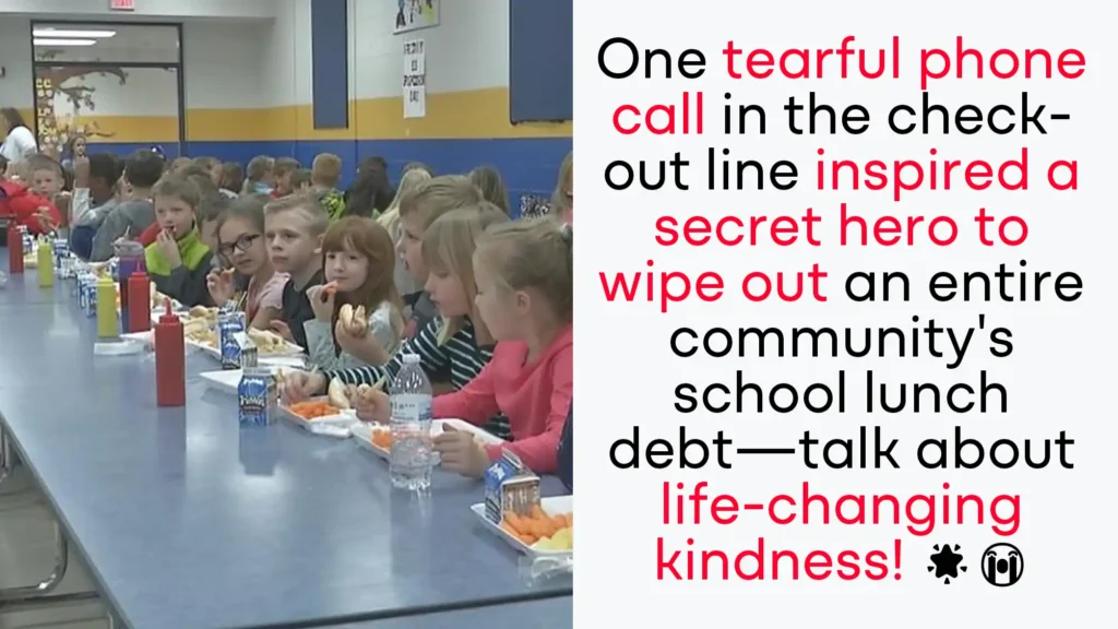 Stranger Hears Mom Cry Over Lunch Debt