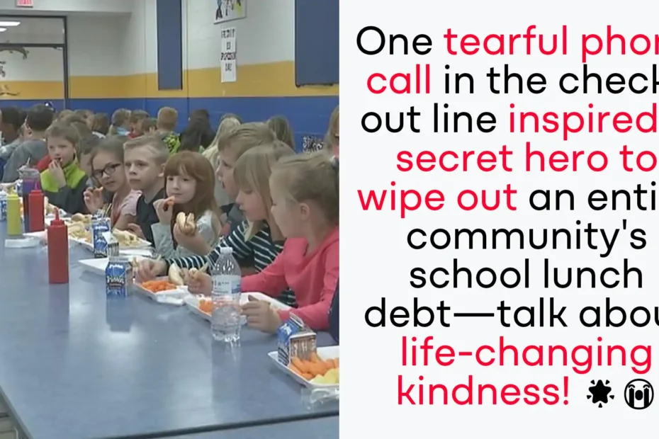Stranger Hears Mom Cry Over Lunch Debt