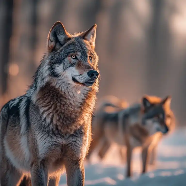 Gray Wolves in Yellowstone 