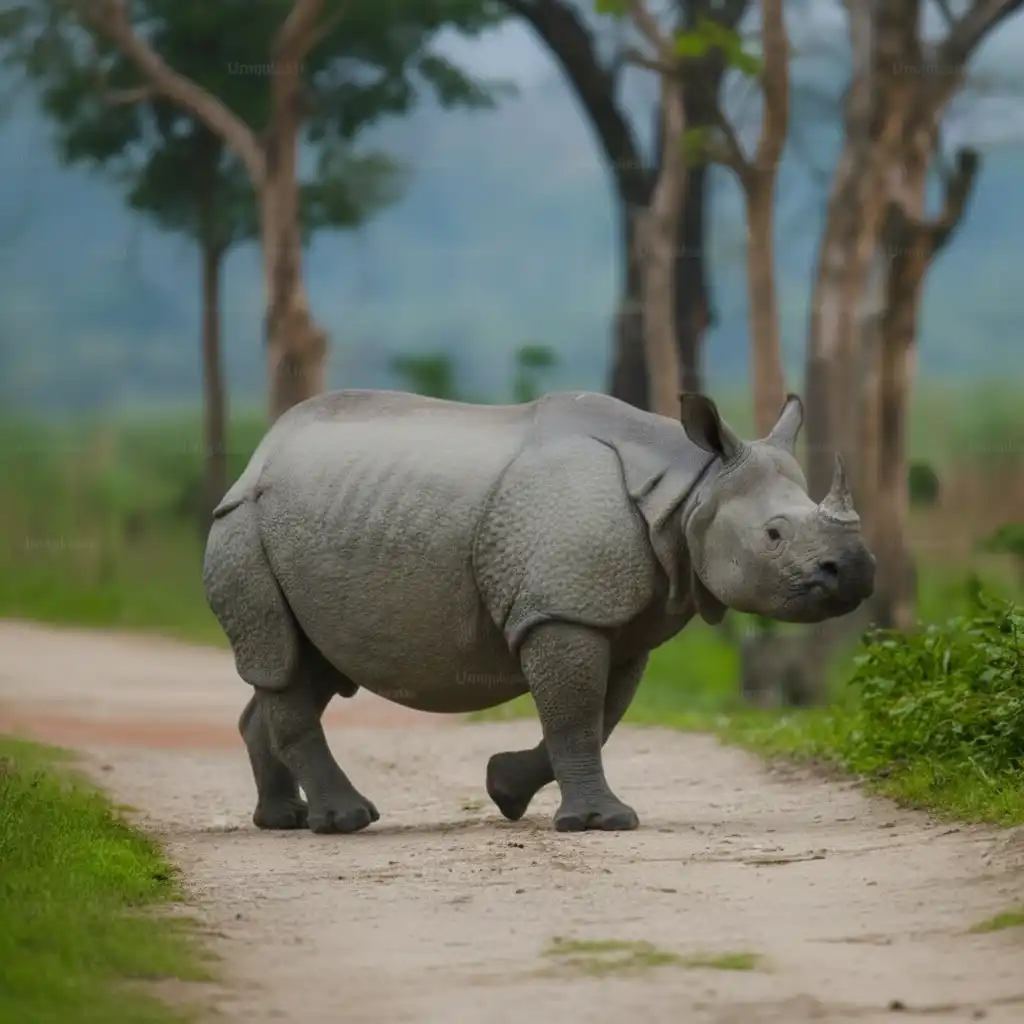 One-Horned Rhinos