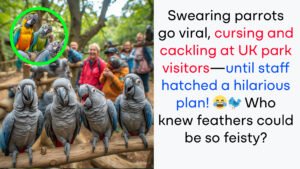 Swearing parrots viral